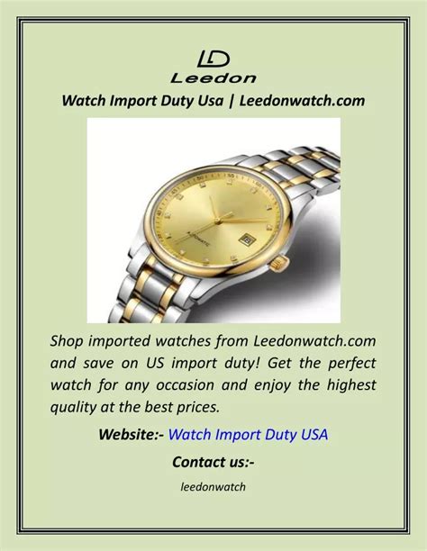 watch import duty